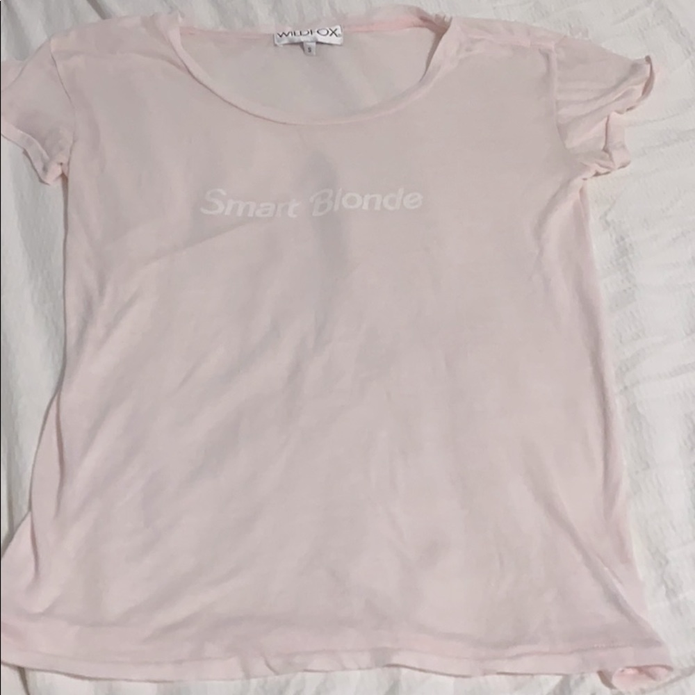 Wild fox small pink tissue tee